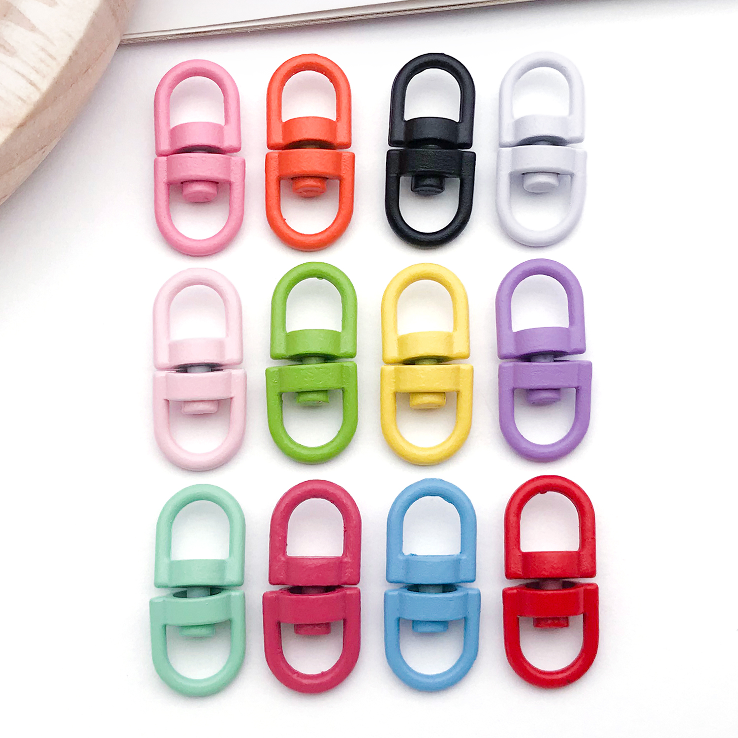 Jewelry Making A Ring - 20pcs Metal Rotate Buckle Key Rings