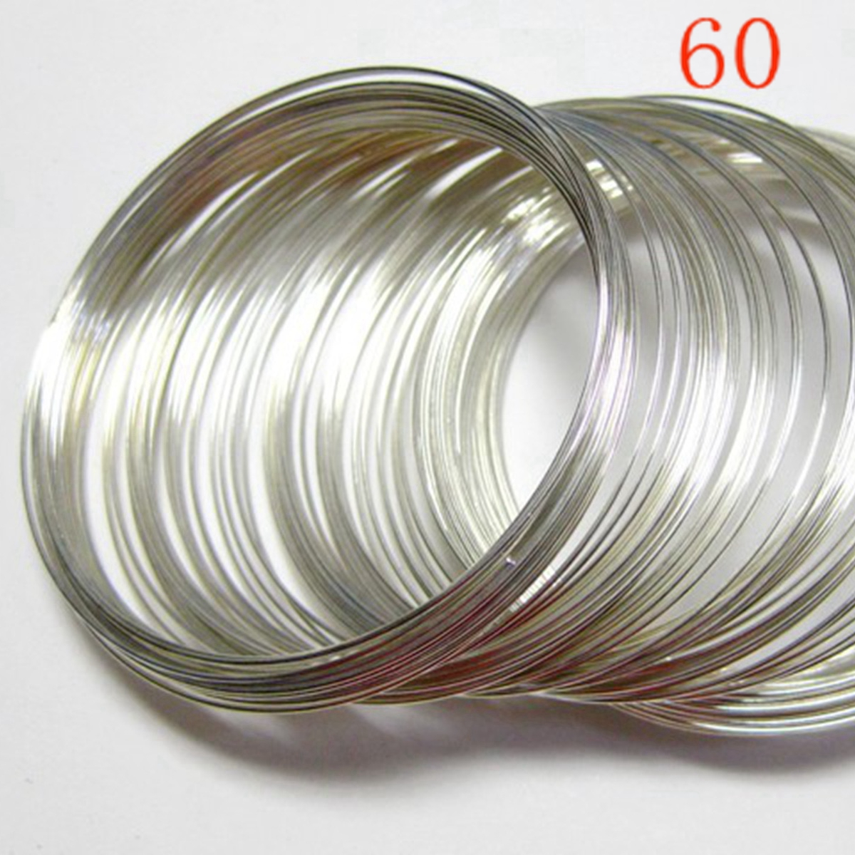 Memory Wire Bracelet - 50/100/200 Loops Memory Beading Wire for