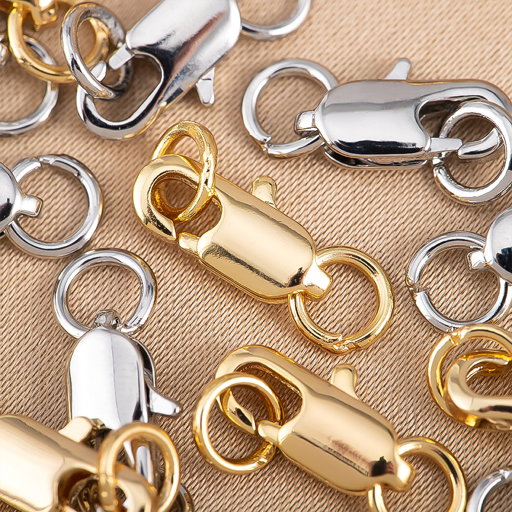 Jewelry Making A Ring - 5Pcs Gold Color Brass Lobster Clasps
