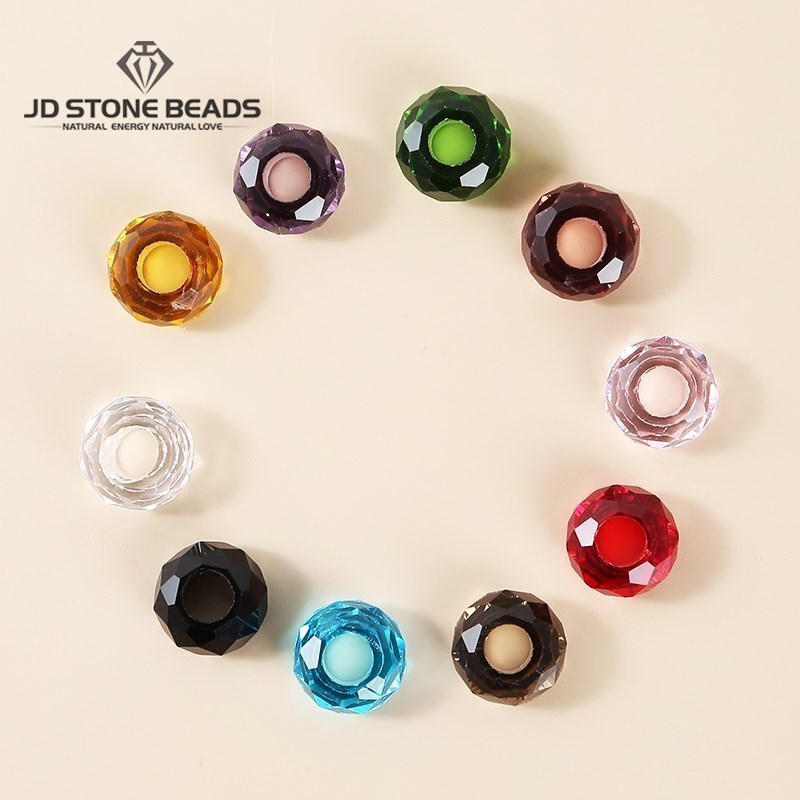 Crystal Bead Mix - 10Pcs/Lot Natural Crystal Faceted Clear Quartz