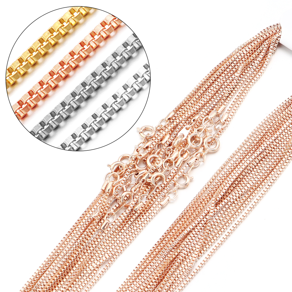 Jewelry Making Venice - 6pcs Copper Venice Chain With Spring