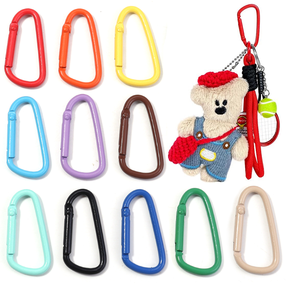 10pcs Colorful Carabiner Clip  – Jewelry Making A Ring Bewertung und Preis