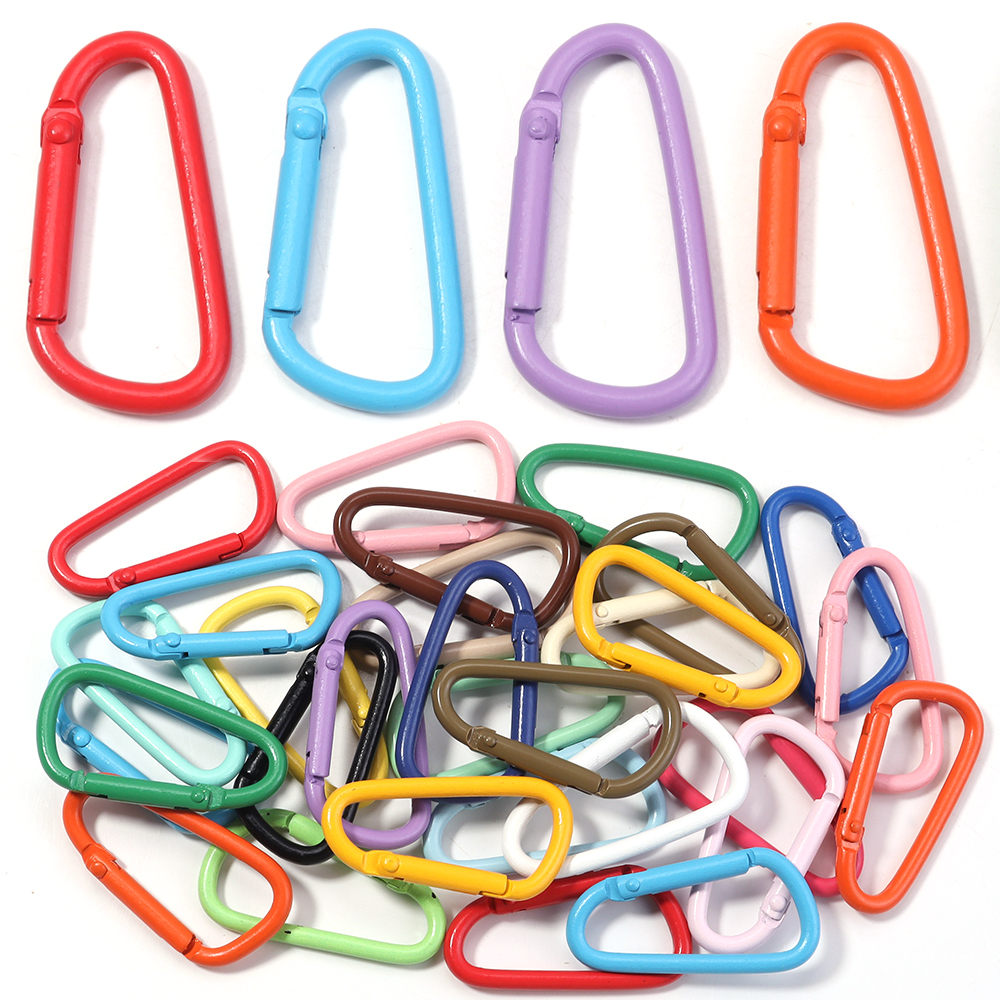 10pcs Colorful Carabiner Clip  – Jewelry Making A Ring Bewertung und Preis