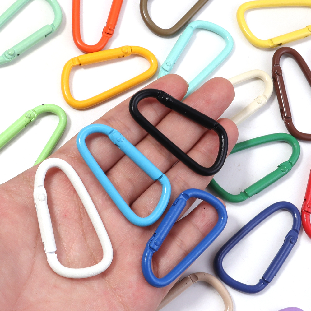 10pcs Colorful Carabiner Clip  – Jewelry Making A Ring Bewertung und Preis