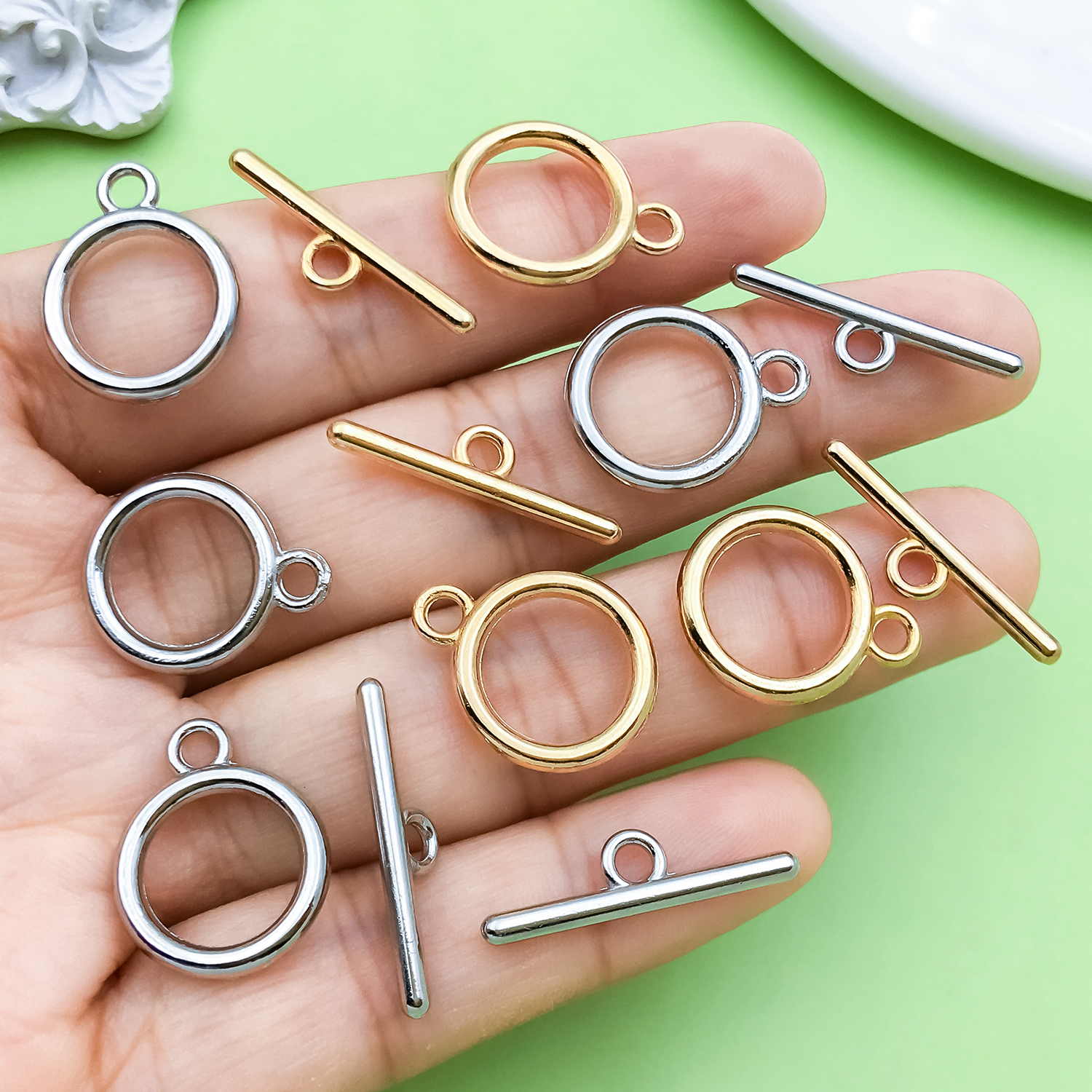 20pcs Alloy Buckles, OT end Bu – Jewelry Making Earrings Bewertung und Preis
