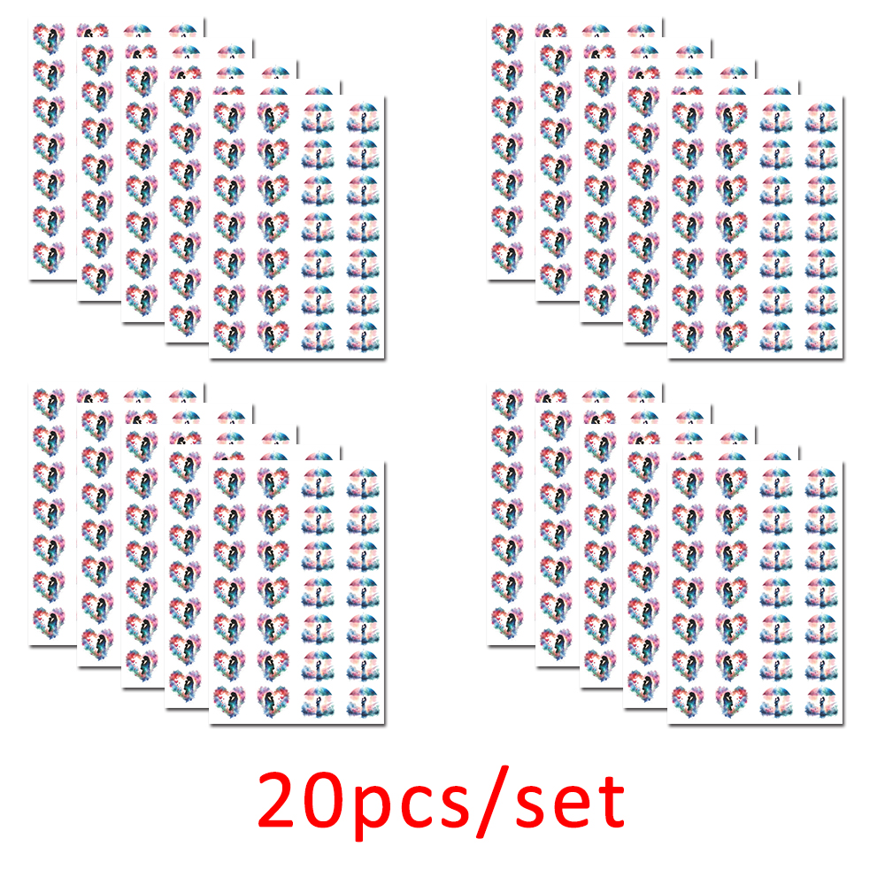 20pcs/set Heart Mother's Day P – Jewelry Making Earrings Bewertung und Preis
