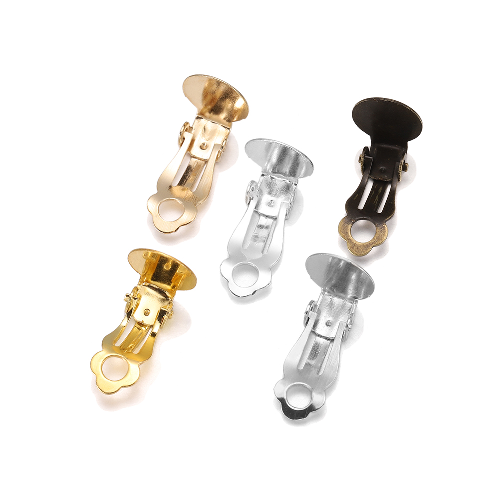 50pcs/Lot 10mm Meatl Ear Clips – Jewelry Making Earrings Bewertung und Preis