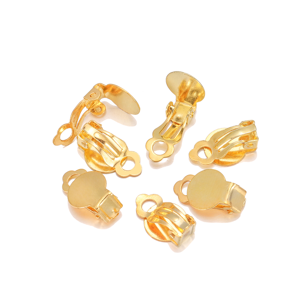 50pcs/Lot 10mm Meatl Ear Clips – Jewelry Making Earrings Bewertung und Preis