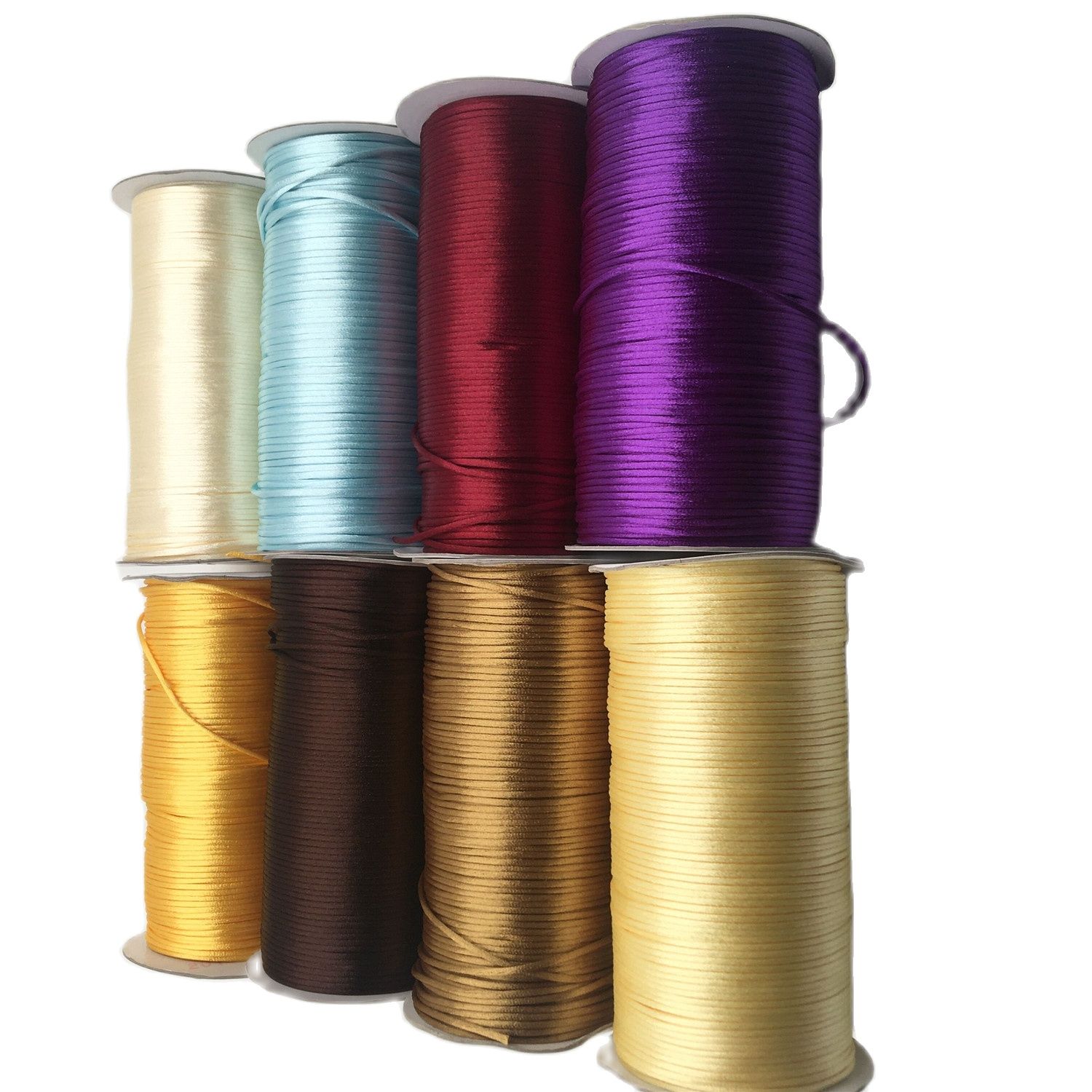 2mm Braided Macrame Silk Macra – Memory Wire Bracelet Bewertung und Preis