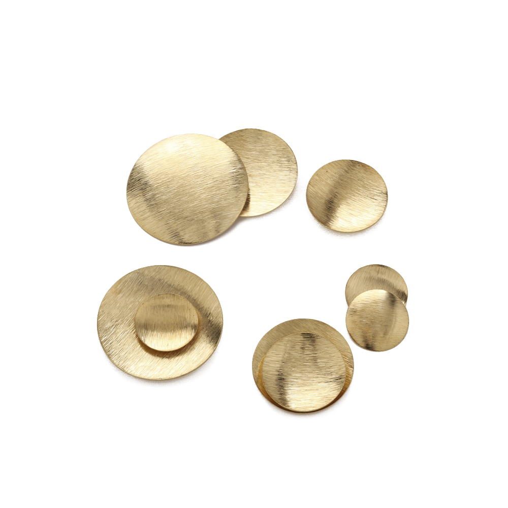 Raw Brass Brushed Round Convex – Jewelry Making Hammer Bewertung und Preis