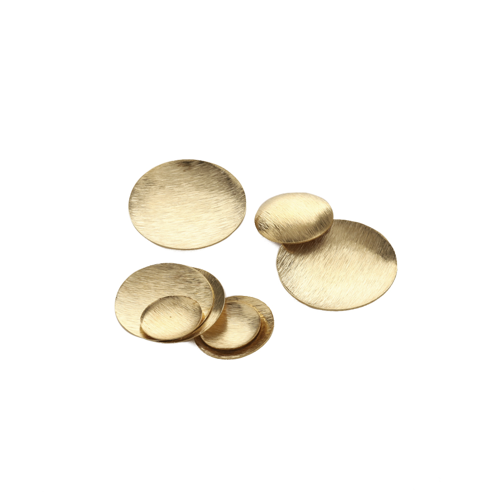 Raw Brass Brushed Round Convex – Jewelry Making Hammer Bewertung und Preis