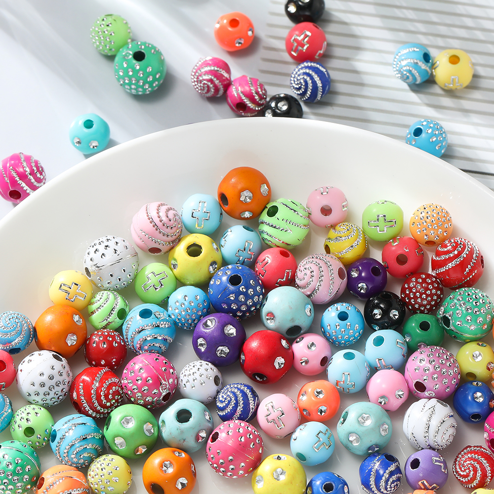 50/100Pcs 8/10mm Round mixed C – Crystal Bead Mix Bewertung und Preis