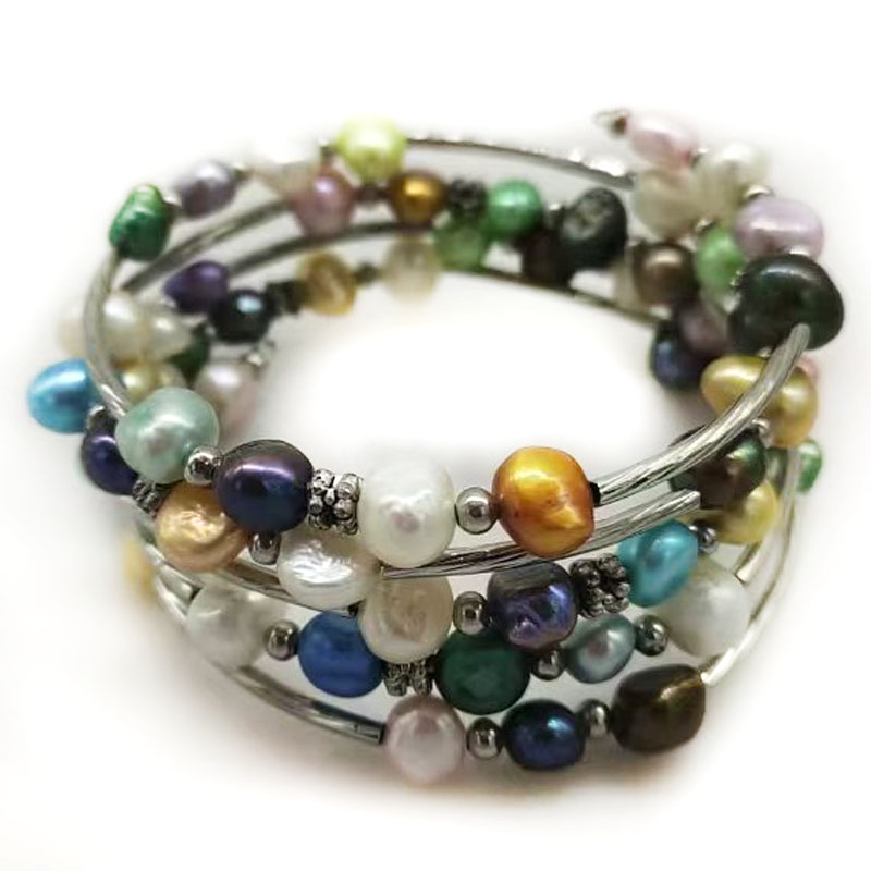 33 inches 7-8mm Purple Natural – Memory Wire Bracelet Bewertung und Preis