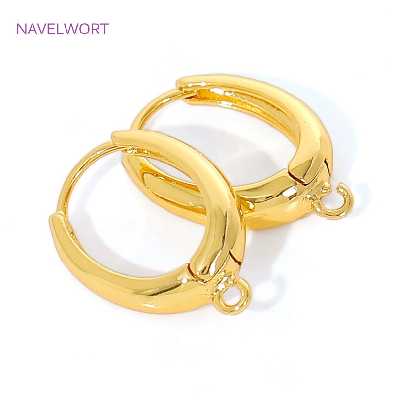18K Gold Plated Brass Earwires – Jewelry Making Earrings Bewertung und Preis