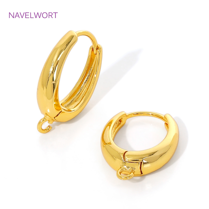 18K Gold Plated Brass Earwires – Jewelry Making Earrings Bewertung und Preis