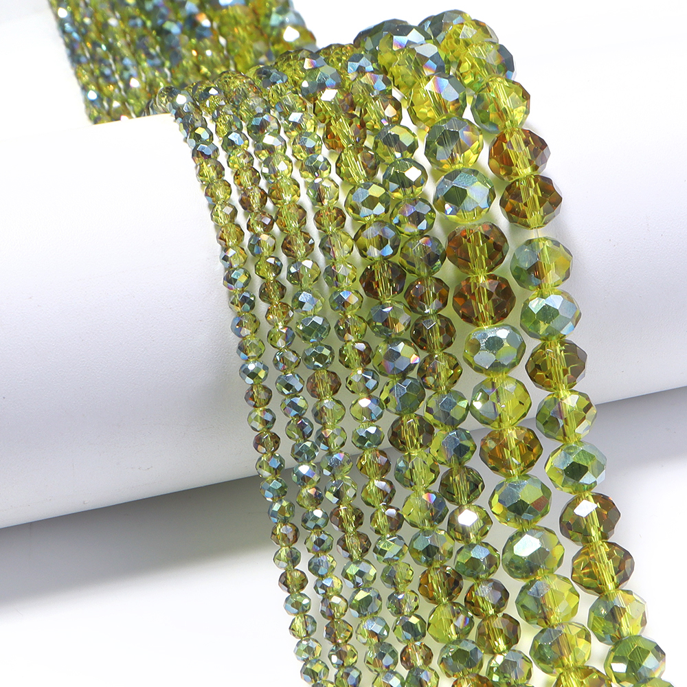 1strand/lot 3/4/6/8mm Faceted  – Crystal Bead Mix Bewertung und Preis