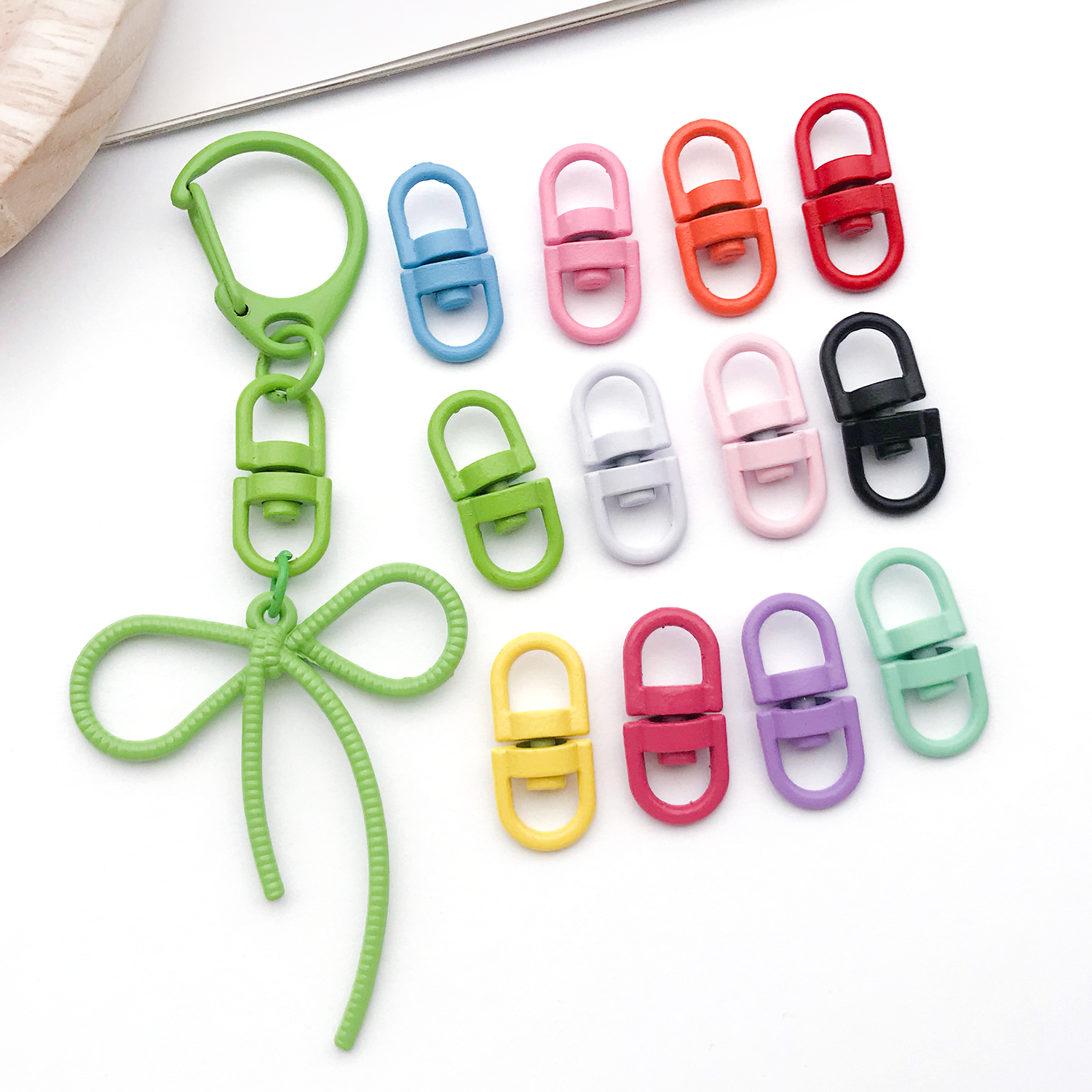 20pcs Metal Rotate Buckle Key  – Jewelry Making A Ring Bewertung und Preis