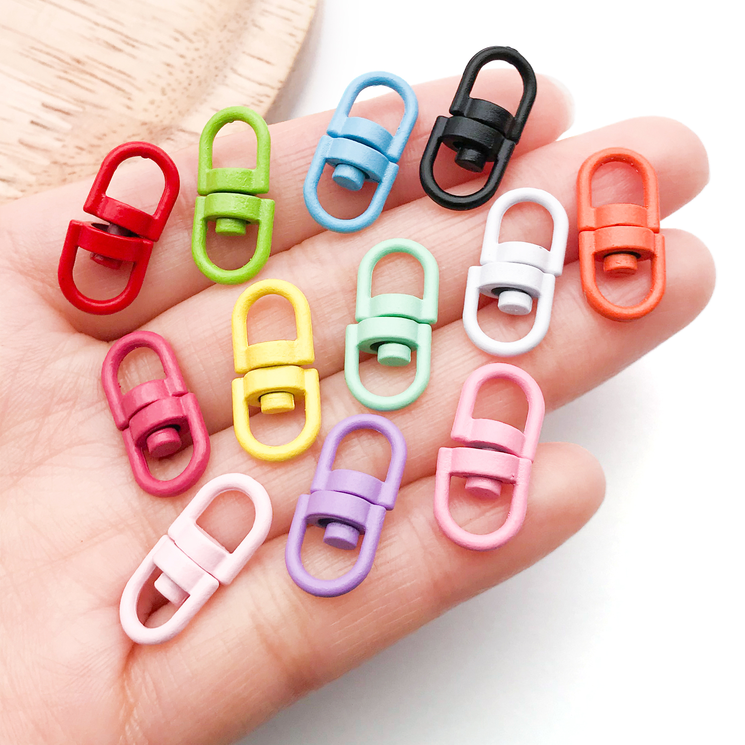 20pcs Metal Rotate Buckle Key  – Jewelry Making A Ring Bewertung und Preis