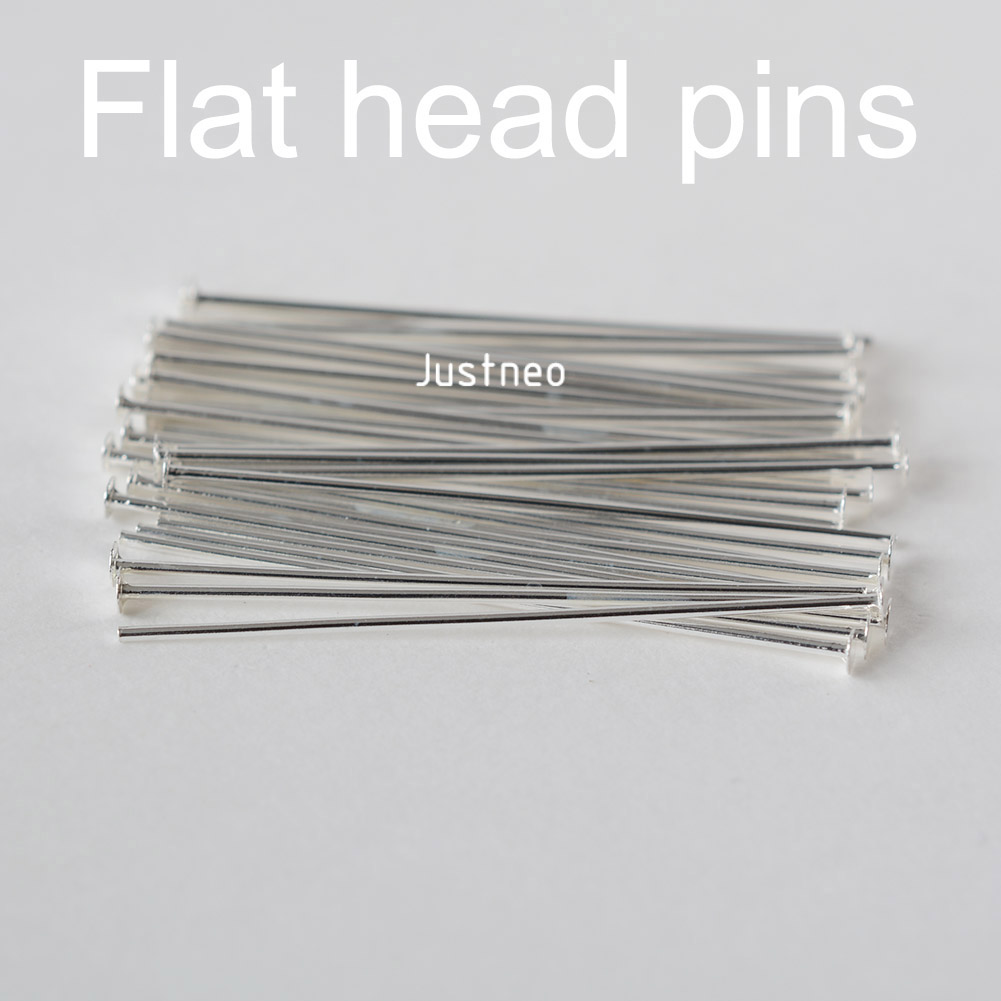 925 Sterling Silver Flat Head  – Jewelry Making Silver Bewertung und Preis