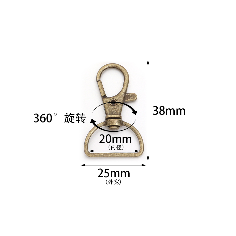 10pcs/lot Metal Swivel Clasps  – Jewelry Making A Ring Bewertung und Preis
