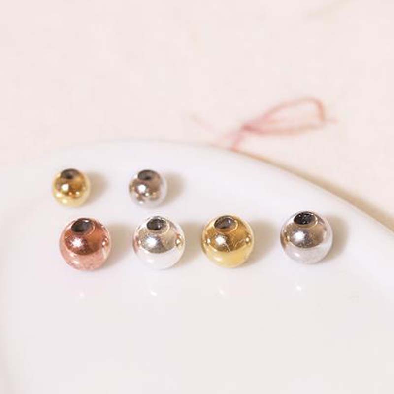 4pcs Silicone filled Bead Real – Jewelry Making Silver Bewertung und Preis
