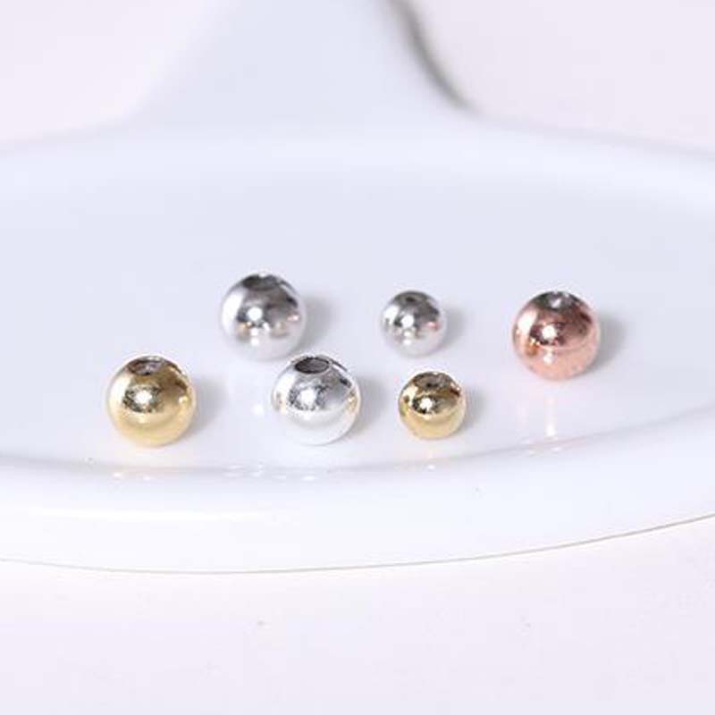 4pcs Silicone filled Bead Real – Jewelry Making Silver Bewertung und Preis
