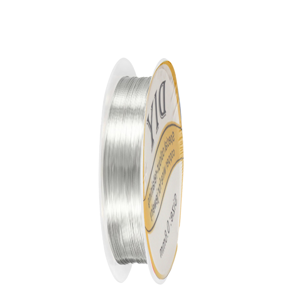 1Roll Silver Copper Wire 0.3/0 – Jewelry Making Silver Bewertung und Preis