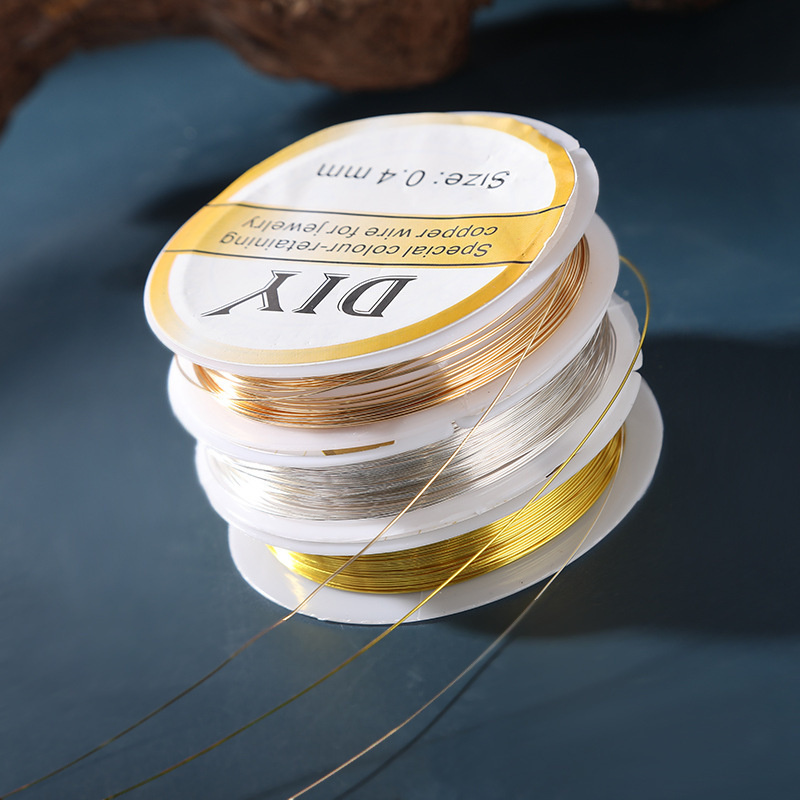 1Roll Silver Copper Wire 0.3/0 – Jewelry Making Silver Bewertung und Preis