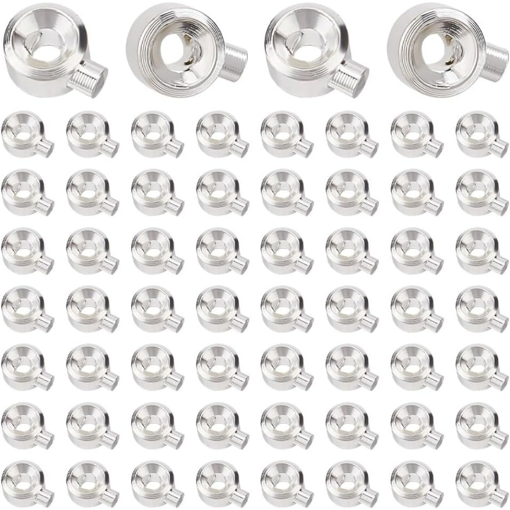 60PCS Brass Crimp Beads 925 St – Jewelry Making Silver Bewertung und Preis