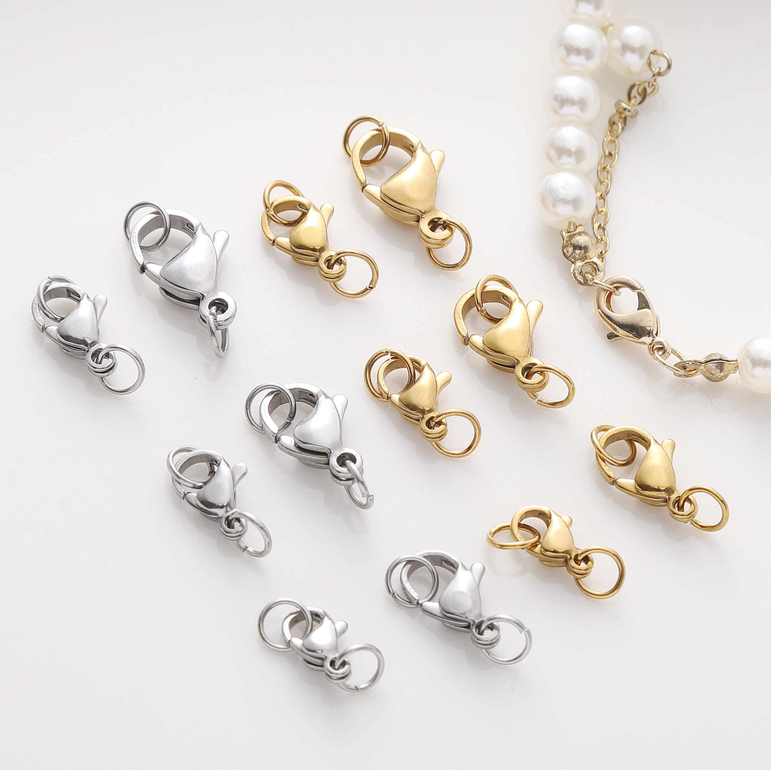 5-10Pcs Rhodium/Gold Color Sta – Jewelry Making A Ring Bewertung und Preis