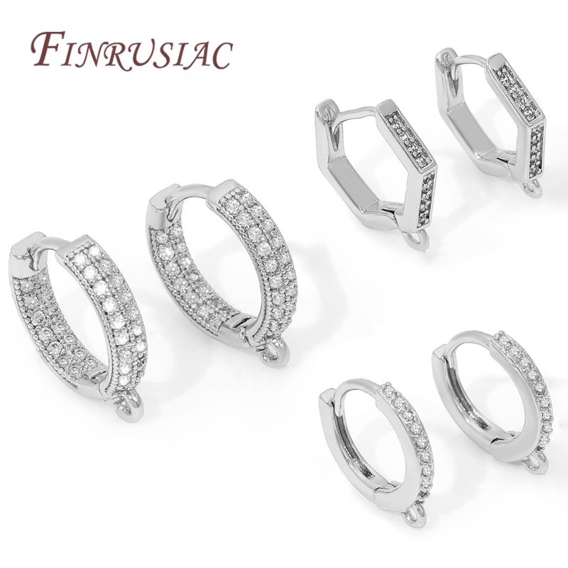 Rhodium-plated Ear Wires,Round – Jewelry Making Earrings Bewertung und Preis