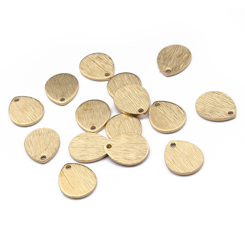 40Pcs Raw Brass Hammered Textu – Jewelry Making Hammer Bewertung und Preis