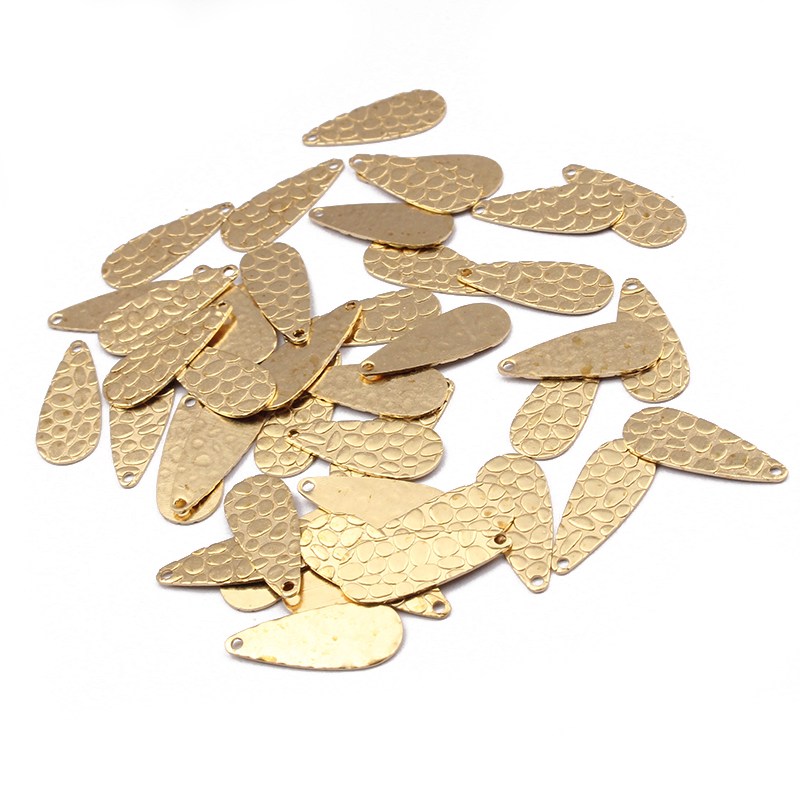 40Pcs Raw Brass Hammered Textu – Jewelry Making Hammer Bewertung und Preis