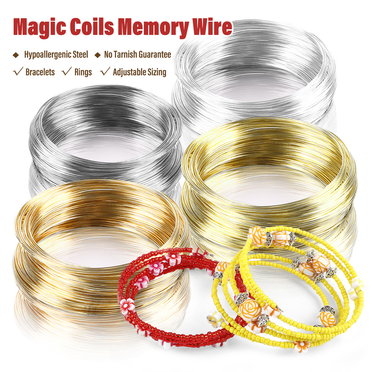 0.6mm Stainless Steel Memory W – Memory Wire Bracelet Bewertung und Preis