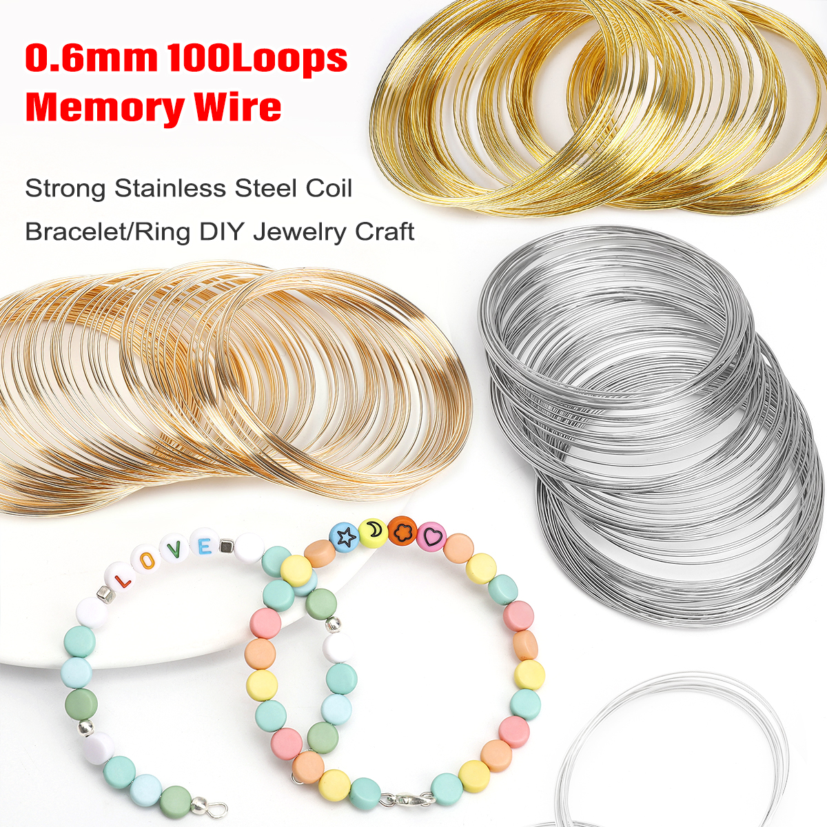 0.6mm Stainless Steel Memory W – Memory Wire Bracelet Bewertung und Preis