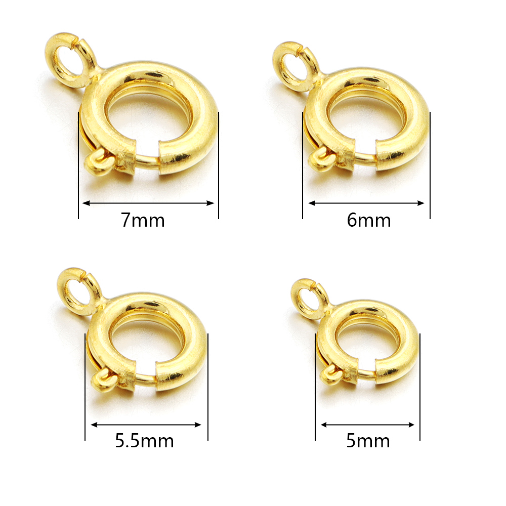 10Pcs Circle Spring Buttonr Co – Jewelry Making A Ring Bewertung und Preis