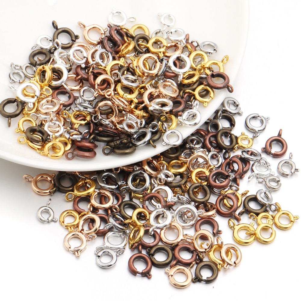10Pcs Circle Spring Buttonr Co – Jewelry Making A Ring Bewertung und Preis