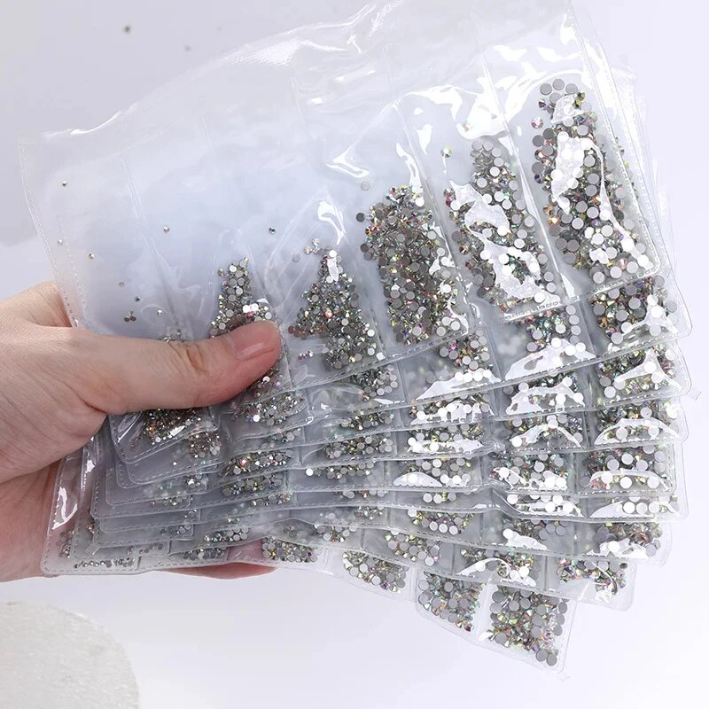 Crystal AB Mix Size Flat Back  – Crystal Bead Mix Bewertung und Preis
