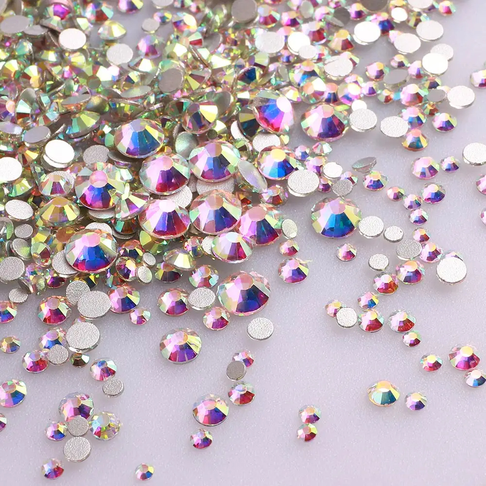 Crystal AB Mix Size Flat Back  – Crystal Bead Mix Bewertung und Preis