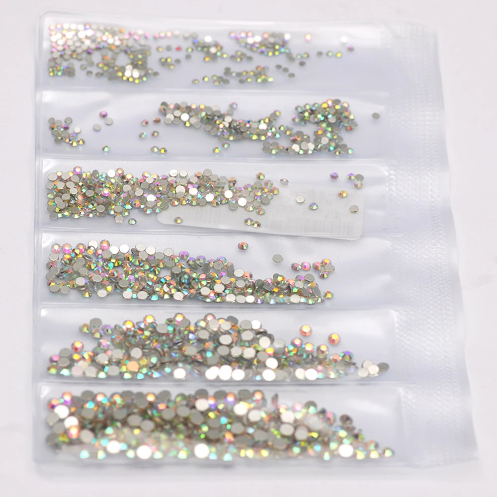 Crystal AB Mix Size Flat Back  – Crystal Bead Mix Bewertung und Preis