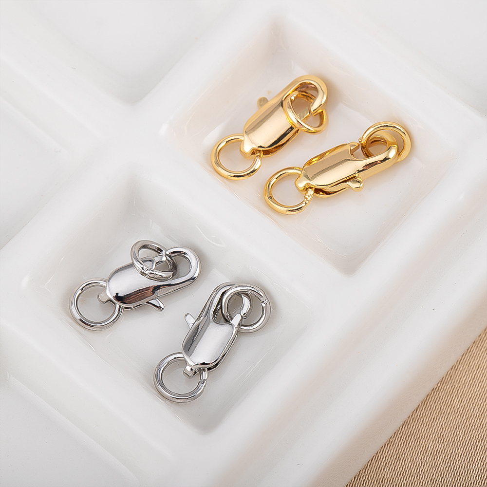 5Pcs Gold Color Brass Lobster  – Jewelry Making A Ring Bewertung und Preis