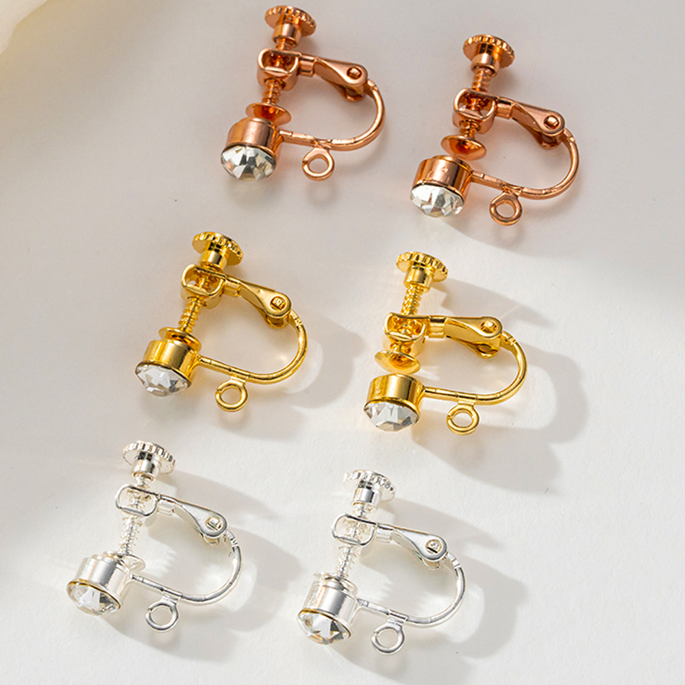10pcs Brass Clip on Earring Co – Jewelry Making Earrings Bewertung und Preis