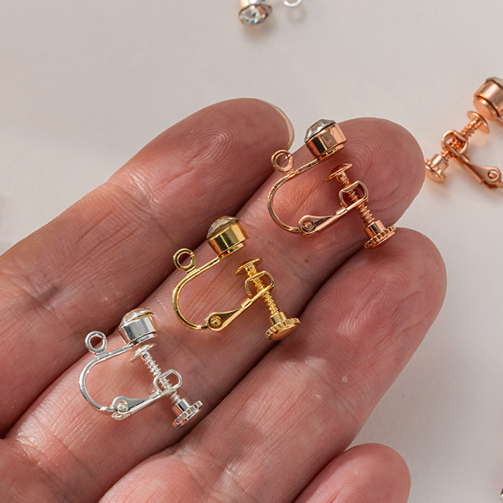 10pcs Brass Clip on Earring Co – Jewelry Making Earrings Bewertung und Preis
