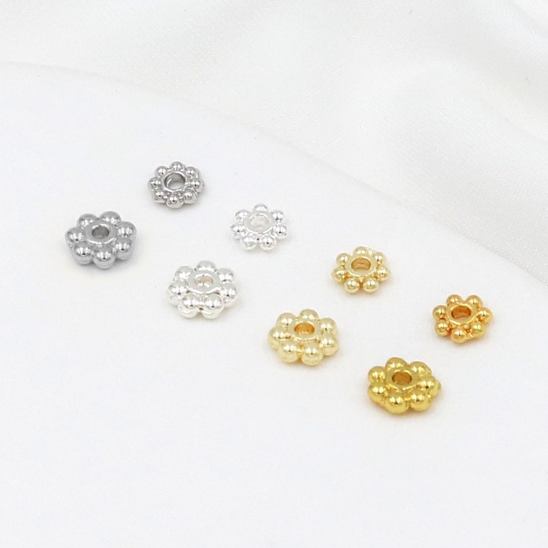 50pcs 18K Gold Plated 925 Silv – Jewelry Making Silver Bewertung und Preis