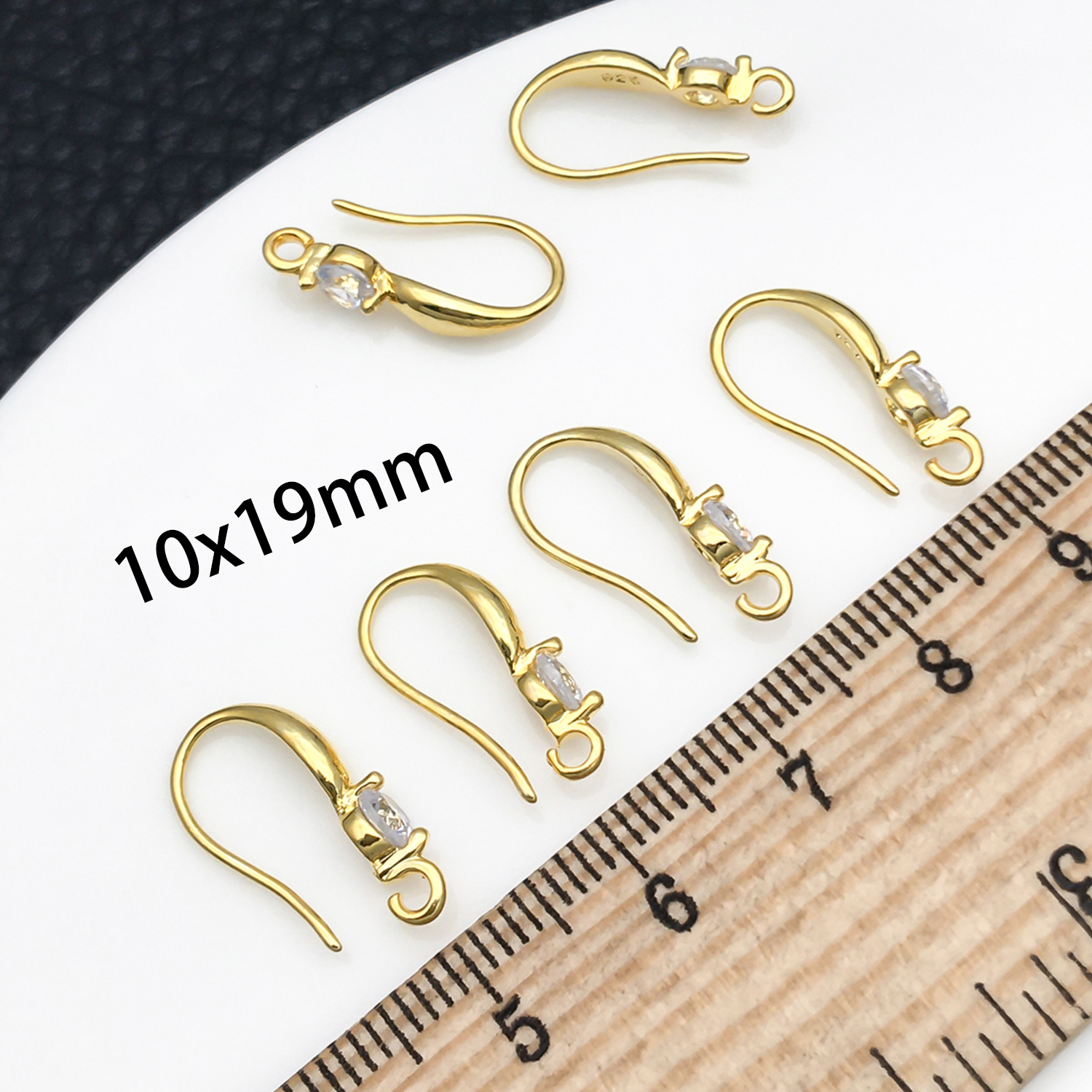 3pcs 10x19mm with Zircon Earri – Jewelry Making Earrings Bewertung und Preis