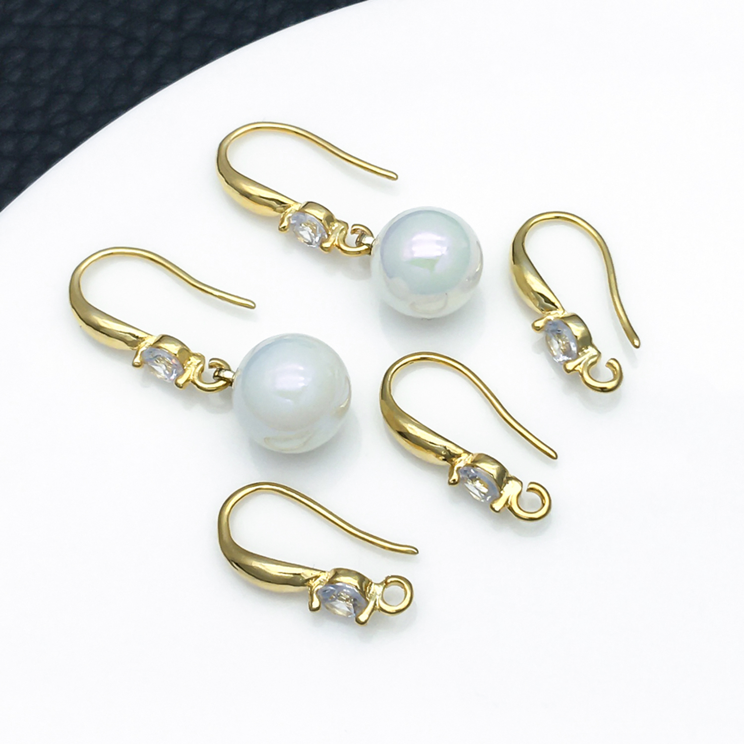 3pcs 10x19mm with Zircon Earri – Jewelry Making Earrings Bewertung und Preis