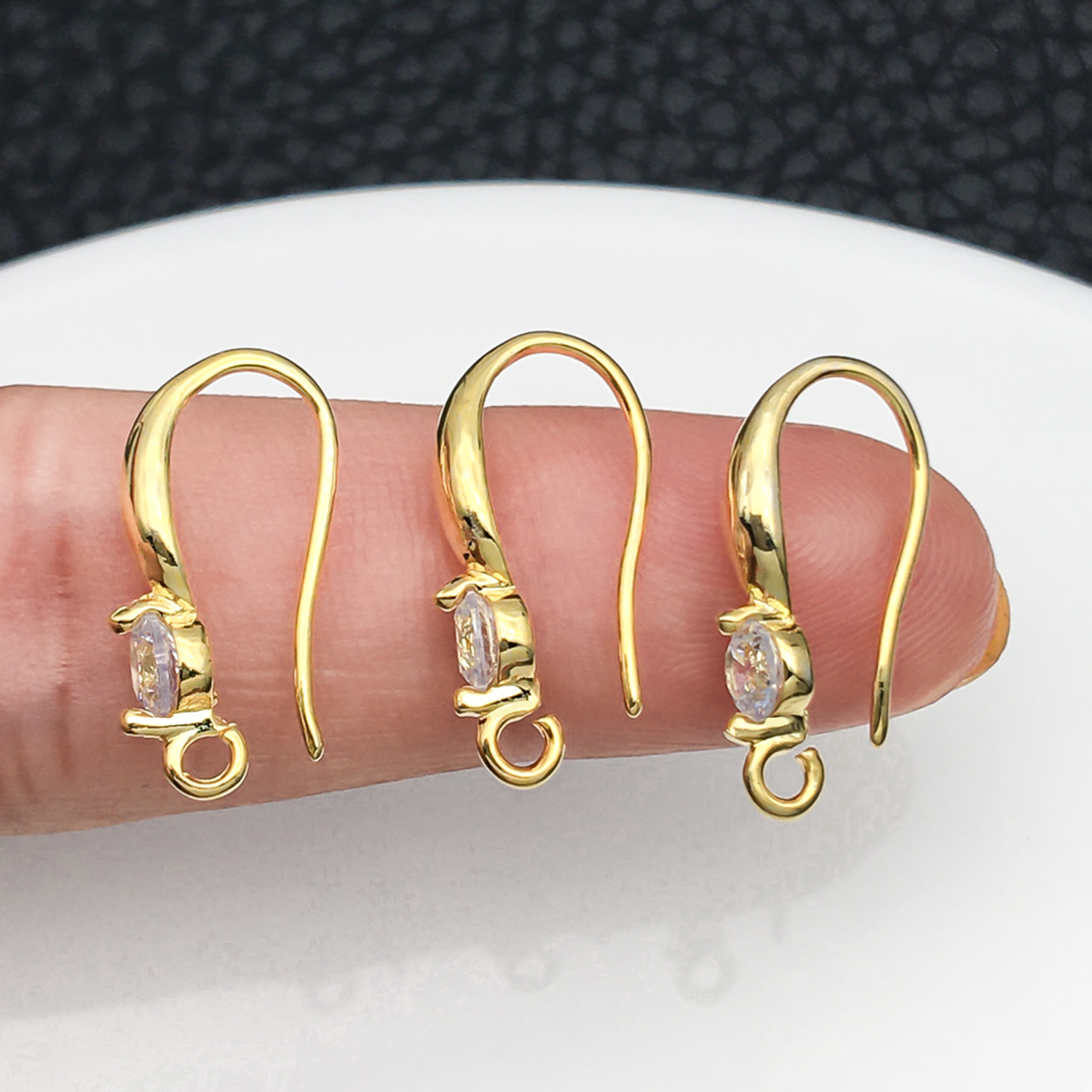 3pcs 10x19mm with Zircon Earri – Jewelry Making Earrings Bewertung und Preis