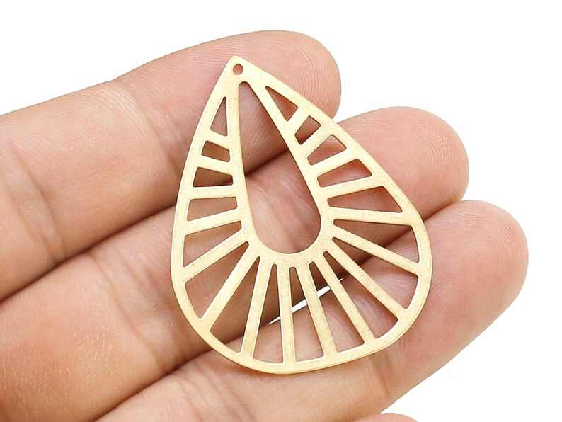 10pcs Filigree Teardrop Pendan – Jewelry Making Hammer Bewertung und Preis