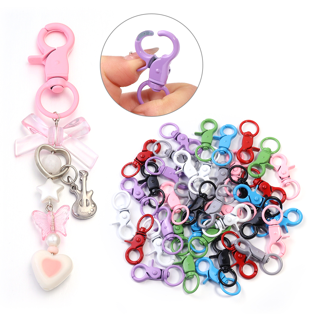 5Pcs/Lot Colorful Swivel Lobst – Jewelry Making A Ring Bewertung und Preis
