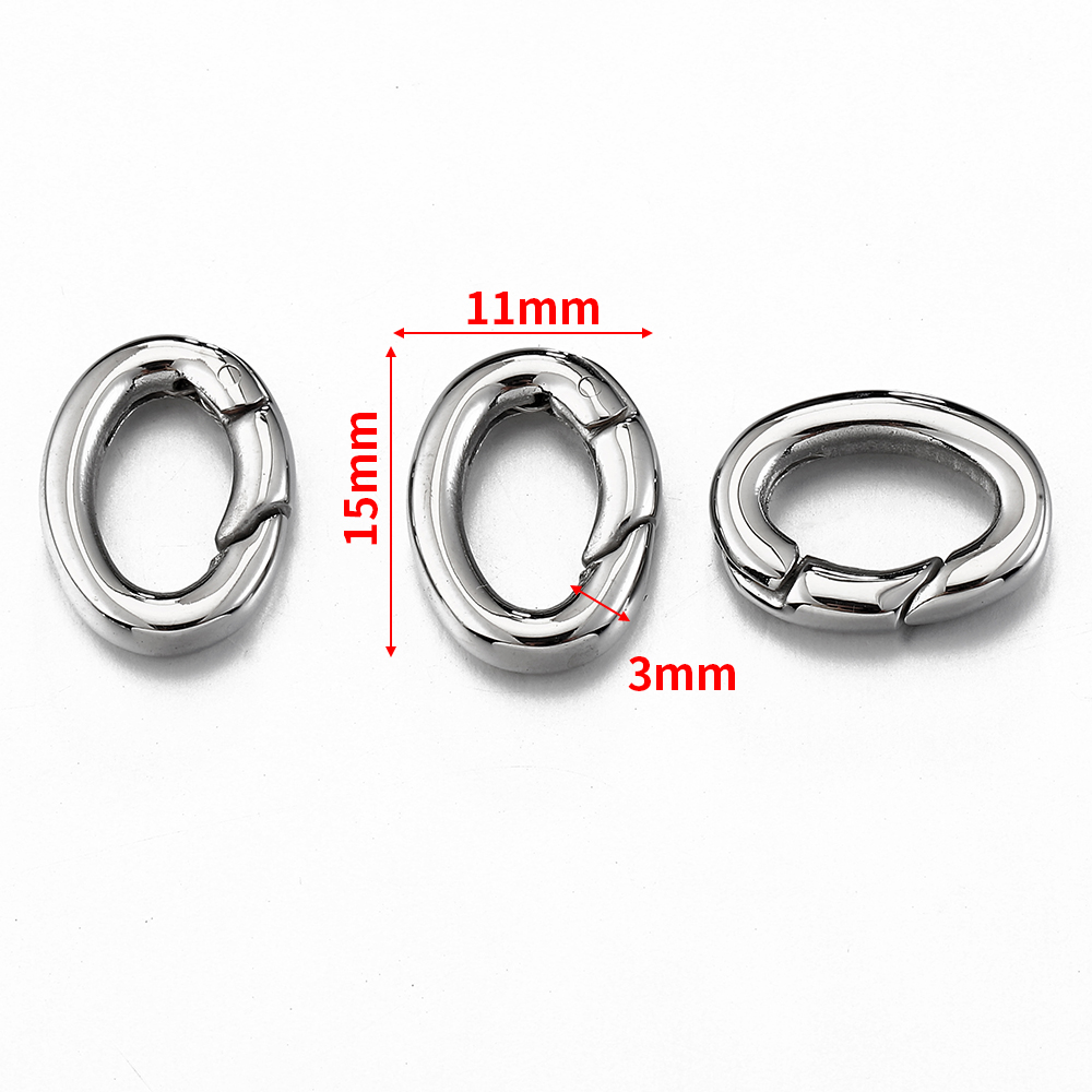 2pcs/1pc Stainless Steel Sprin – Jewelry Making A Ring Bewertung und Preis